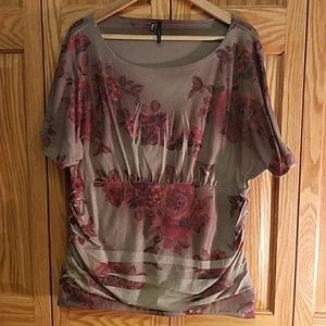 Maurice Brown and floral shirt